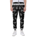 Black And White Bandana Print Joggers