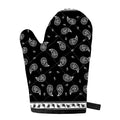Black And White Bandana Print Single Oven Mitt