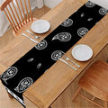 Black And White Bandana Print Table Runner