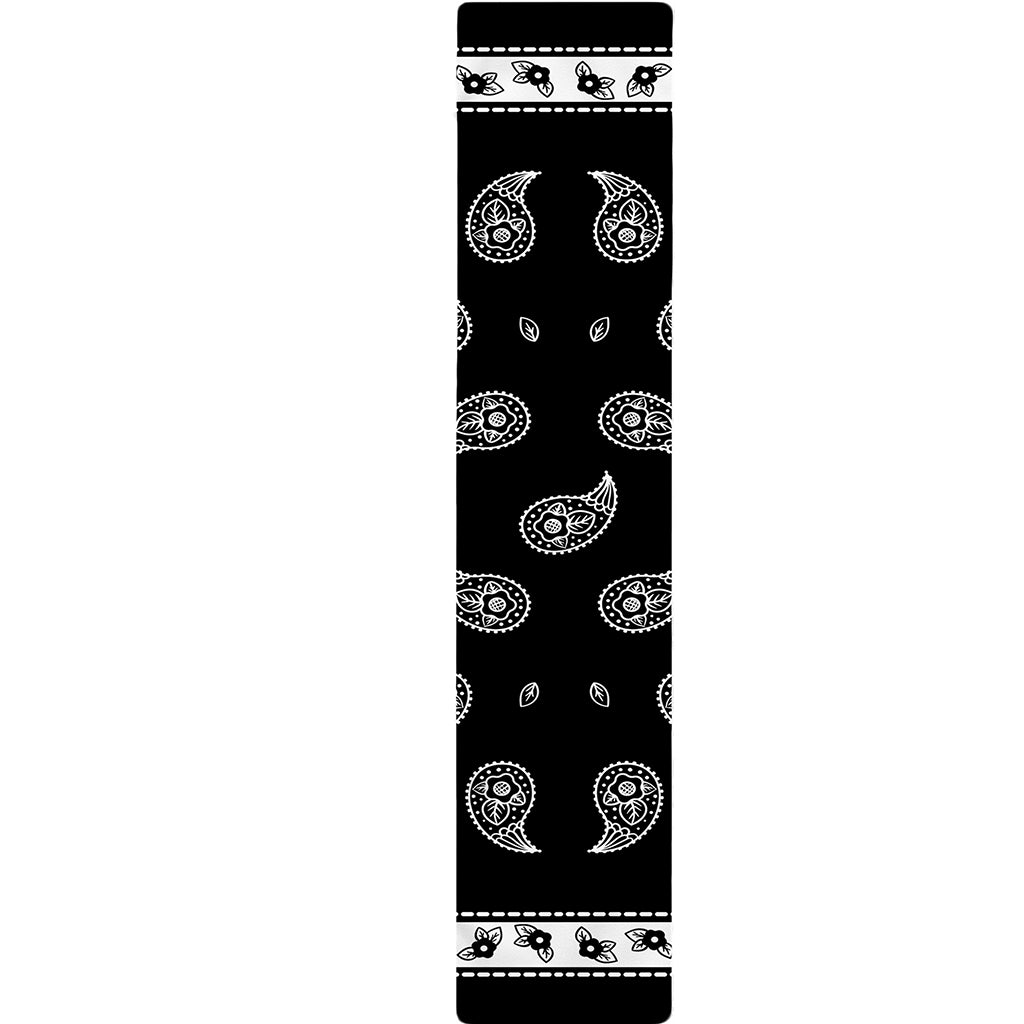 Black And White Bandana Print Table Runner