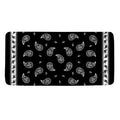 Black And White Bandana Print Towel