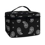 Black And White Bandana Print Travel Makeup Bag