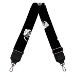 Black And White Beer Pattern Print Bag Strap