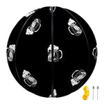 Black And White Beer Pattern Print Basketball
