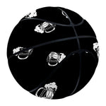 Black And White Beer Pattern Print Basketball