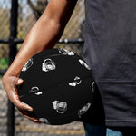 Black And White Beer Pattern Print Basketball