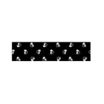 Black And White Beer Pattern Print Bed Runner