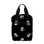 Black And White Beer Pattern Print Bible Tote Bag