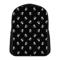 Black And White Beer Pattern Print Casual Backpack