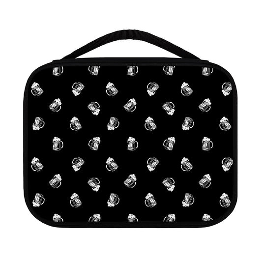 Black And White Beer Pattern Print Classic Bible Case