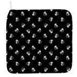 Black And White Beer Pattern Print Hand Towel
