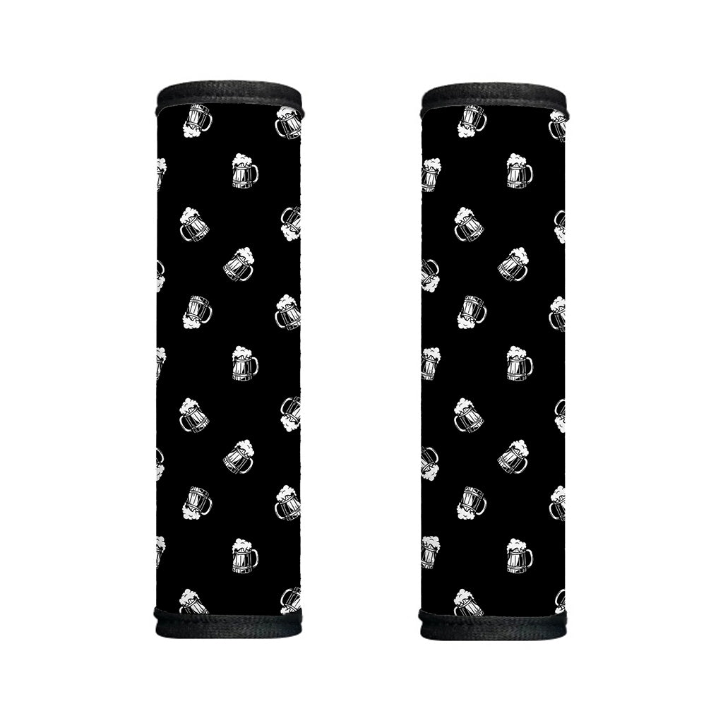 Black And White Beer Pattern Print Handle Covers