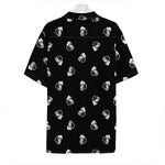 Black And White Beer Pattern Print Hawaiian Shirt