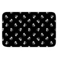 Black And White Beer Pattern Print Indoor Door Mat