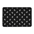 Black And White Beer Pattern Print Kitchen Mat