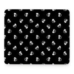 Black And White Beer Pattern Print Mouse Pad
