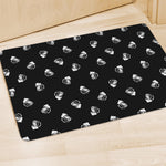 Black And White Beer Pattern Print Polyester Doormat