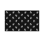 Black And White Beer Pattern Print Polyester Flag