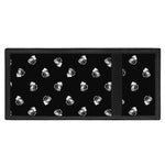 Black And White Beer Pattern Print Trifold Wallet