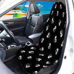 Black And White Beer Pattern Print Waterproof Car Seat Cover