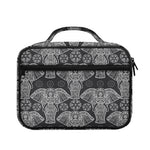 Black And White Boho Elephant Print Briefcase Bible Bag