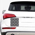 Black And White Boho Elephant Print Car Sticker