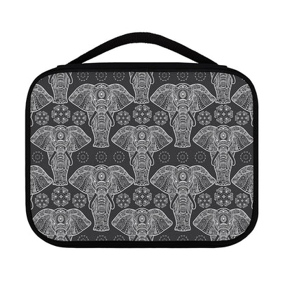 Black And White Boho Elephant Print Classic Bible Case