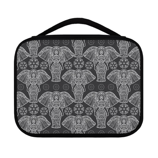 Black And White Boho Elephant Print Classic Bible Case
