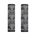 Black And White Boho Elephant Print Handle Covers