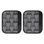 Black And White Boho Elephant Print Handle Covers