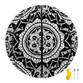 Black And White Boho Mandala Print Basketball