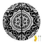 Black And White Boho Mandala Print Basketball