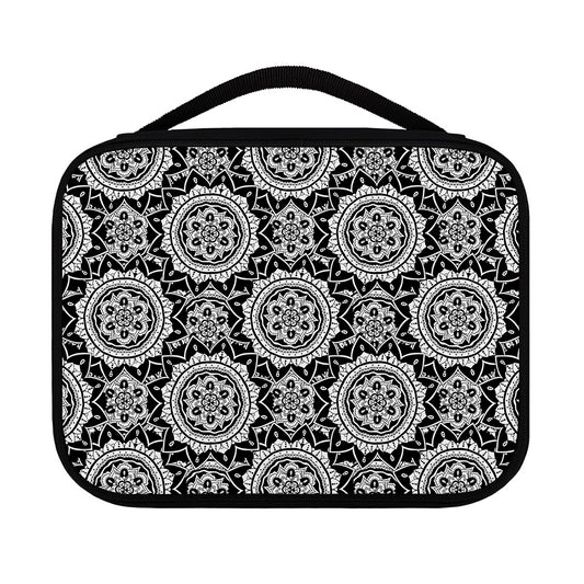 Black And White Boho Mandala Print Classic Bible Case