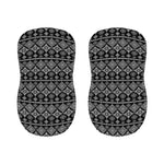 Black And White Boho Tribal Print Bar Stool Covers