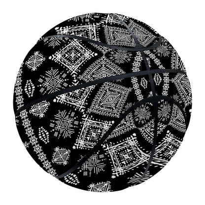 Black And White Boho Tribal Print Basketball