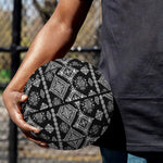 Black And White Boho Tribal Print Basketball