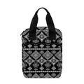 Black And White Boho Tribal Print Bible Tote Bag
