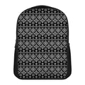 Black And White Boho Tribal Print Casual Backpack