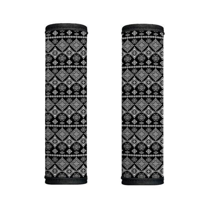 Black And White Boho Tribal Print Handle Covers
