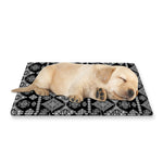 Black And White Boho Tribal Print Pet Cooling Mat Cover