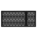 Black And White Boho Tribal Print Trifold Wallet