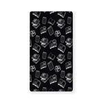 Black And White Books Pattern Print Baby Crib Sheet