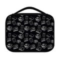 Black And White Books Pattern Print Classic Bible Case
