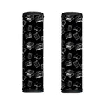 Black And White Books Pattern Print Handle Covers