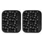 Black And White Books Pattern Print Handle Covers