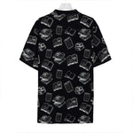 Black And White Books Pattern Print Hawaiian Shirt