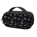 Black And White Books Pattern Print Portable Cooler Travel Case