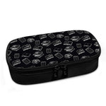 Black And White Books Pattern Print Insulin Cooler Travel Case