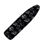Black And White Books Pattern Print Ironing Board Cover