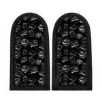 Black And White Books Pattern Print Skillet Handle Cover